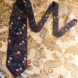 EUC Vintage DISNEY Donald Duck Unlimited Necktie